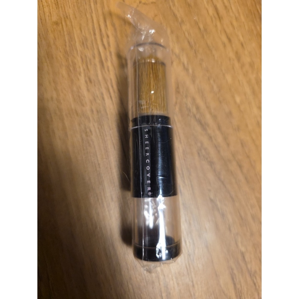 Sheer Cover Refillable Retractable Mineral Foundation Travel Brush - Black